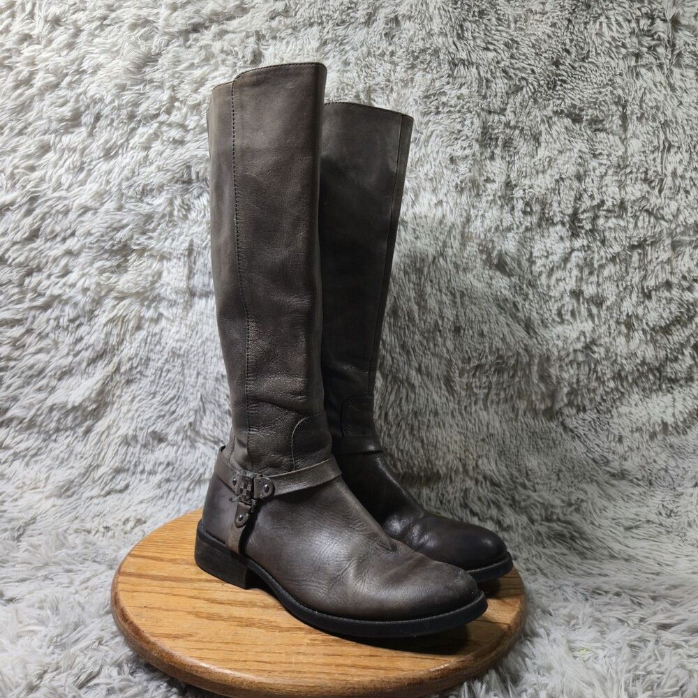 Vince Camuto Farren Over The Knee Boots Women Sz 9.5 EU 39.5 Luxury Riding Boots